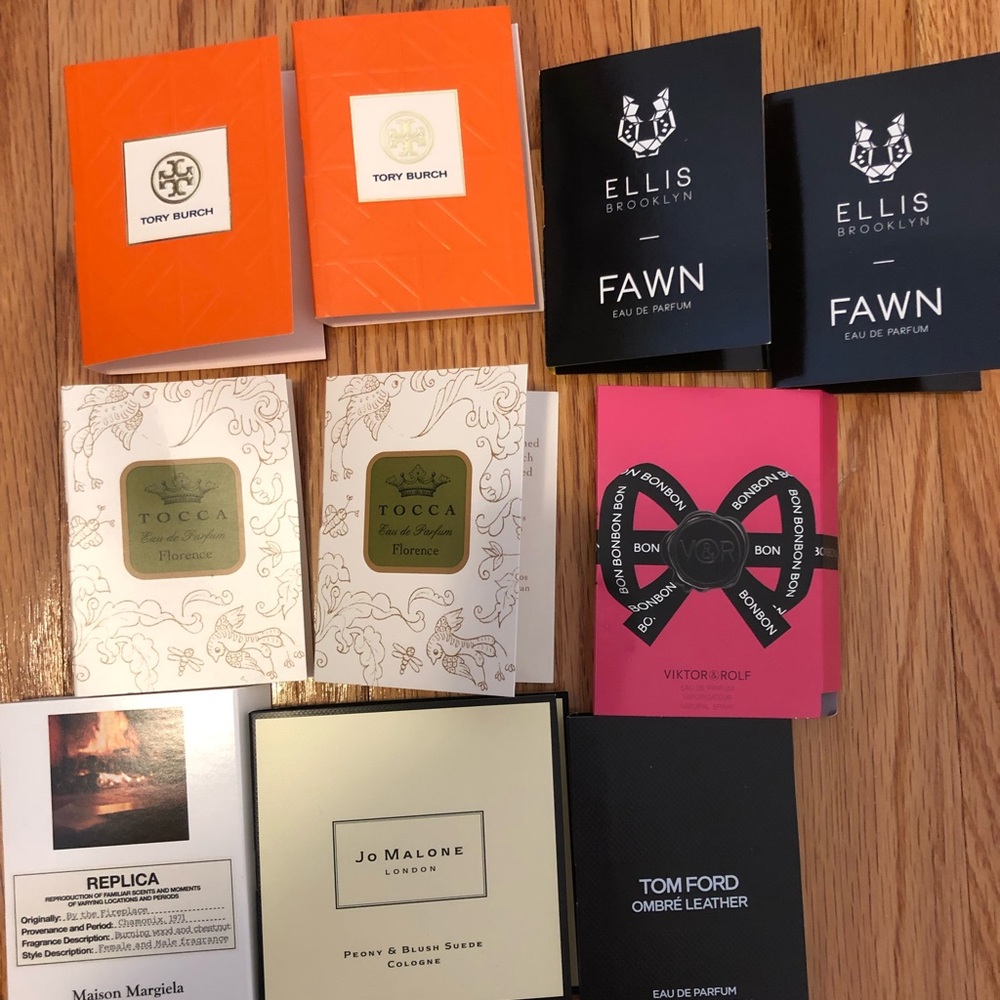 Set of 10 perfumes Tocca Tory Burch Jo Malone